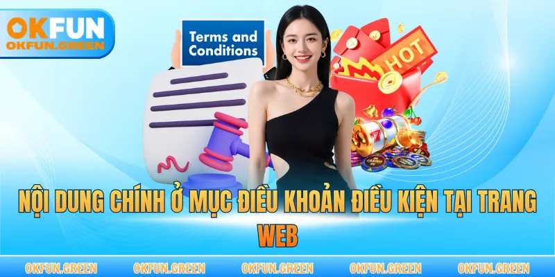 Nội dung chính ở mục điều khoản điều kiện tại trang web